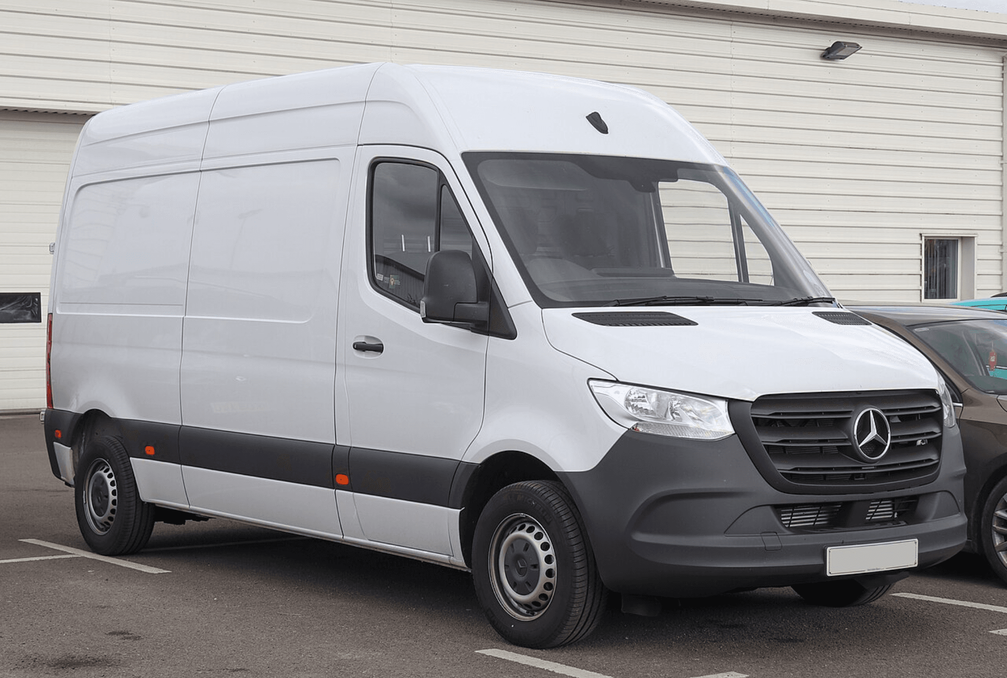 Original blank Mercedes Sprinter van